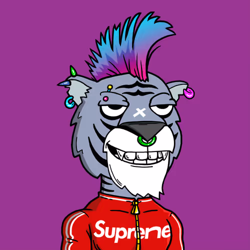 Grouchy Tiger Social Club #5151