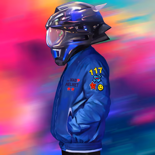 THE MAD HELMET #117 artwork music