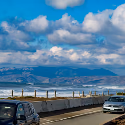 Great Highway. The HWY One a 1der of the world. Through Marin County.