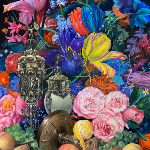 Tulipmania #20: Five Peaches and an Ostrich Egg