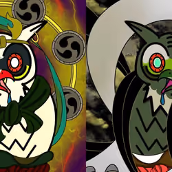 junky owl fujin×raijin