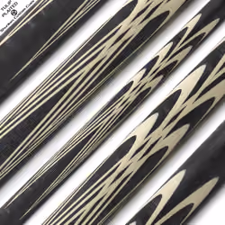 Tulip Plaited white black pool cue nft billiards cue fullsplice carom snooker cue stick