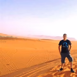 red sand dunes 