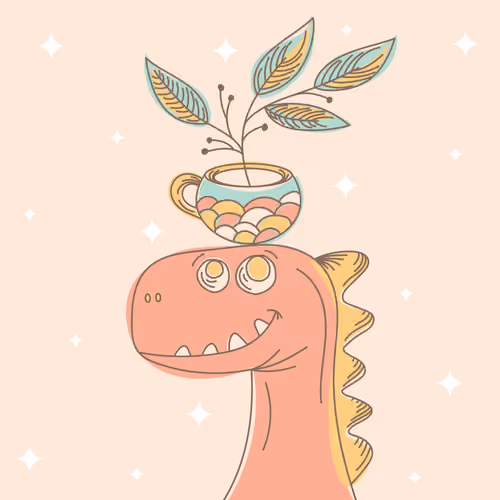 CryptoBotanyArt_5_DinosaurTeaCup
