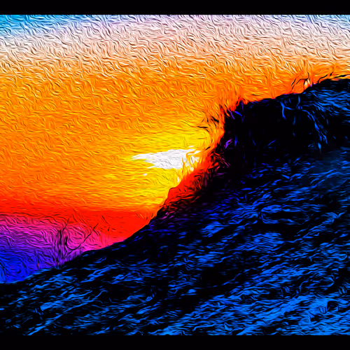 Trip to the Sand Dunes - Psychedelic Sunset