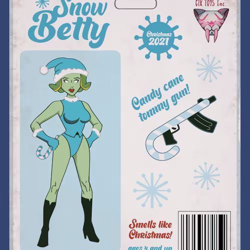 Betty Boa action figure NFT collection
