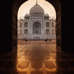 The Taj Mahal in Agra, India