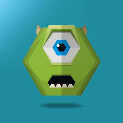 #30 - Mike Wazowski | Hexagons