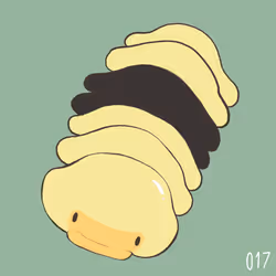 [ No.017 ] Cutie Isopod - Amber