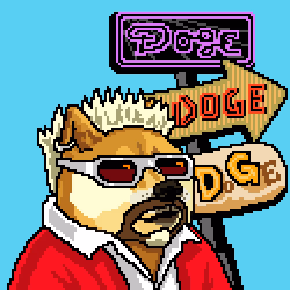 Dogepunks #112 - Fieri Doge