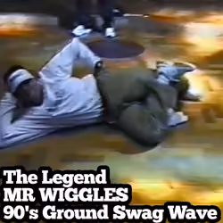 Mr Wiggles 90's Ground Swag Wave old school footage pop, lock, break, dance, hip hop dance