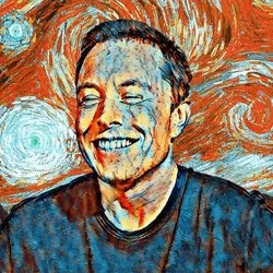Sunset art #69 Elon Musk