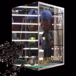 BOX TOY CLUB #022 GUITAR BOY (RUBIXCUUBE X GUITAR BOY)