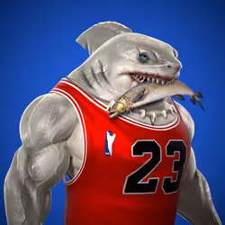 angry shark