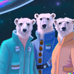 Space Polar Bears 10