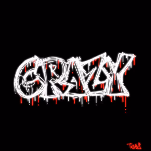 『CRAZY』  graffiti art