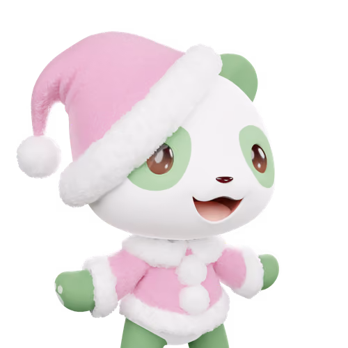 3D LEELEE-Santa-Green-#20438