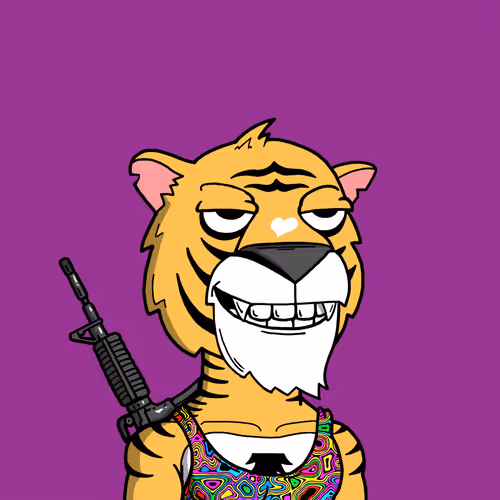 Grouchy Tiger Social Club #5157