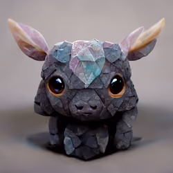 crystal cute rhinnoceros 3
