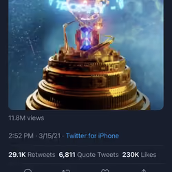 A screenshot of a song about NFTs as an NFT that Elon Musk refused to sell.