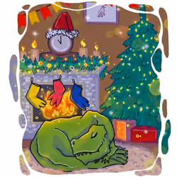THE CHRISTMAS DINOSAUR