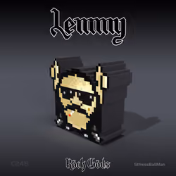 Stressballman Rock Gods - #1 Lemmy 3D