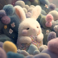 Cotton Sugar Bunny