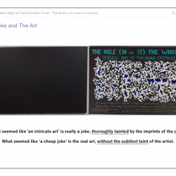 The Joke and The Art