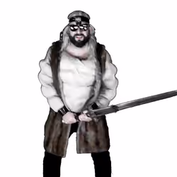 A Barbarian dancing 