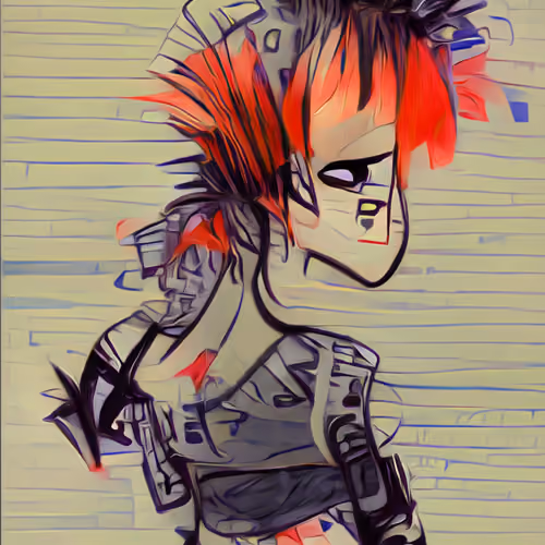 Scribbled Punk #13