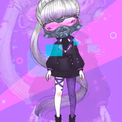 Dressing Doll X Idle Girl (Cyber Punk)