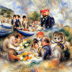 11 - Luncheon Of The Boating Party by Pierre-Auguste Renoir (circa 1880-1881)