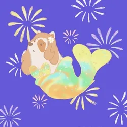 mermaiddog firework #014