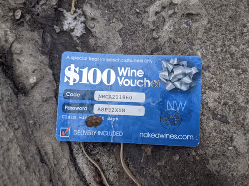 $100 Wine Voucher