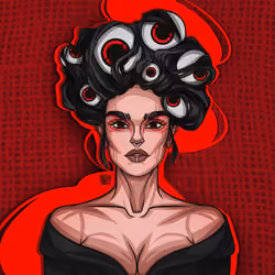 Red eyes