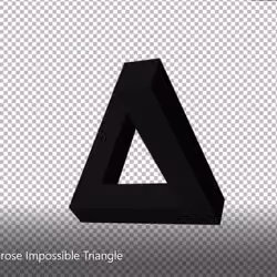 Penrose Impossible Triangle 3D