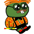Handsome frog