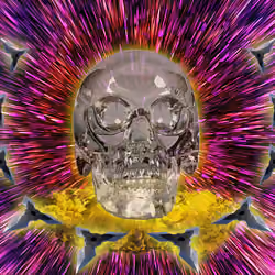 Crystal Skull Shuriken Warrior