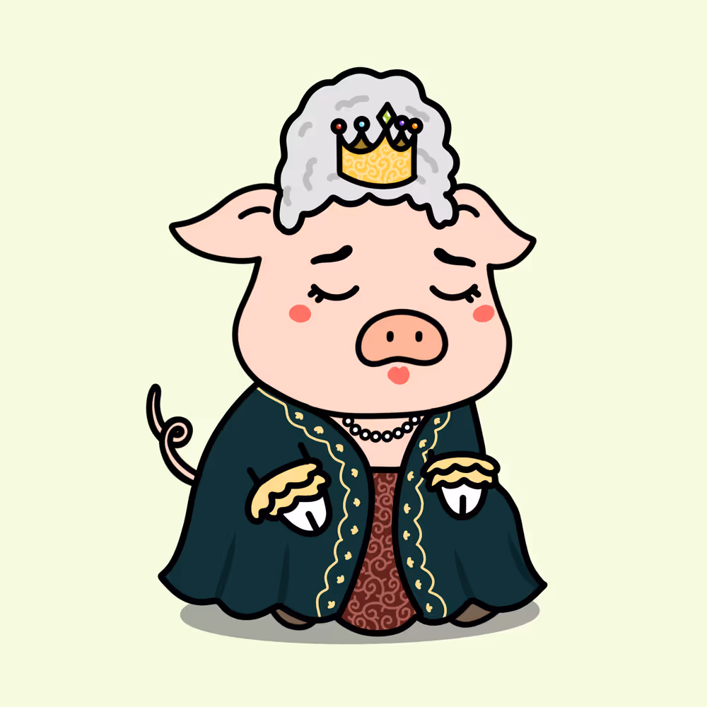 Piggie Palz #1 - Her Majesty