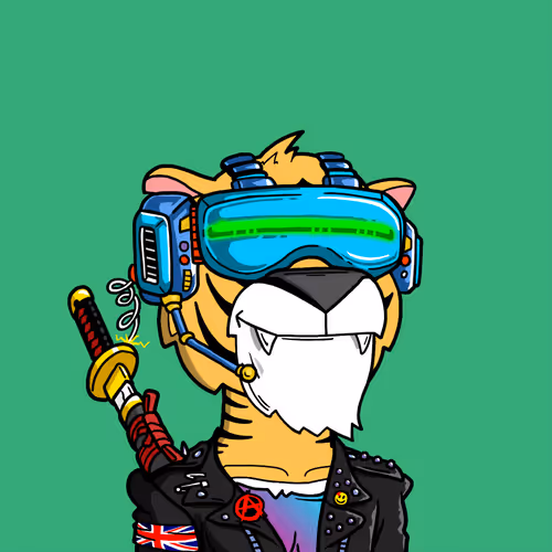 Grouchy Tiger Social Club #1478