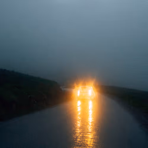 through my windshield