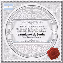 Biggest Sarmiento de Junin Fan in the Metaverse