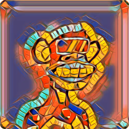 Glass Bored Ape #1 