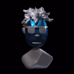 One of first punk heads in 3D(#011)