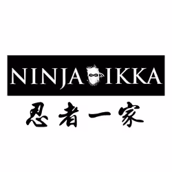 Ninja Ikka Logo White