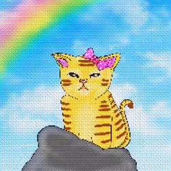 Catto pixeleted 