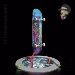 nftyskateboards NFT#053 - Mr. Purple "Eight Arms Or Die" 1:1