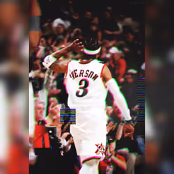 Allen Iverson glitched 