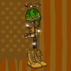 Battlefield cross (Bronze) Star 001