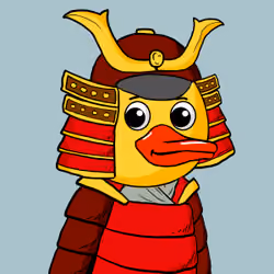 Samurai duck